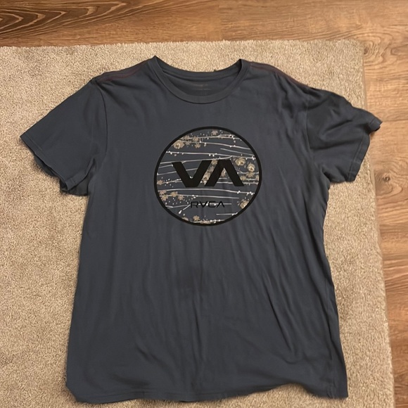 RVCA blue t shirt - Picture 1 of 2